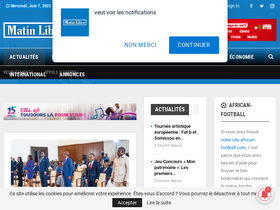 'matinlibre.com' screenshot