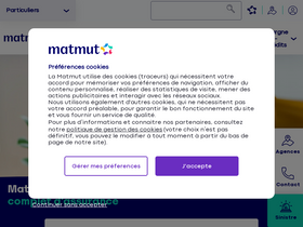 'matmut.fr' screenshot