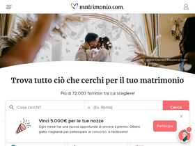 'matrimonio.com' screenshot