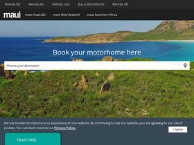 'maui-rentals.com' screenshot