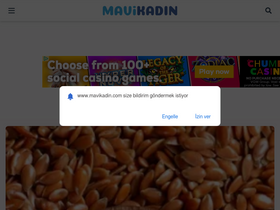 'mavikadin.com' screenshot