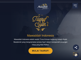 'mawaddahindonesia.com' screenshot