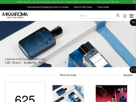 'maxaroma.com' screenshot