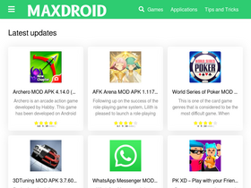 'maxdroid.net' screenshot