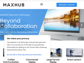 'maxhub.com' screenshot
