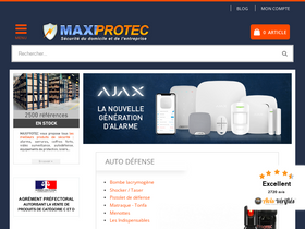 'maxiprotec.fr' screenshot