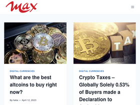'maxkora.com' screenshot