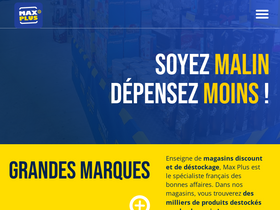'maxplus.fr' screenshot