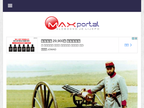 'maxportal.hr' screenshot
