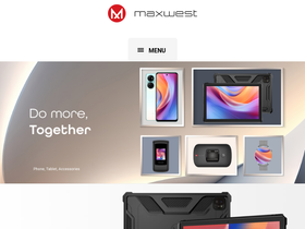 'maxwesttelecom.com' screenshot