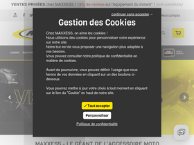 'maxxess.fr' screenshot