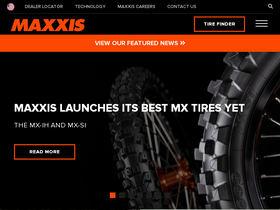 'maxxis.com' screenshot