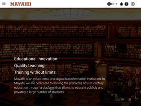 'mayahii.com' screenshot