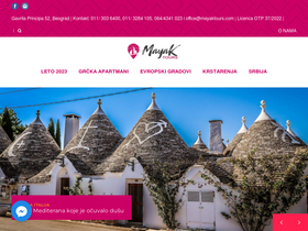 'mayaktours.com' screenshot