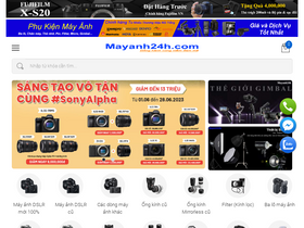 'mayanh24h.com' screenshot