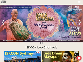'mayapur.tv' screenshot