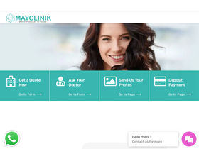 'mayclinik.com' screenshot