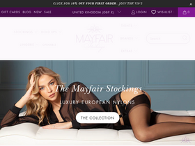 'mayfairstockings.com' screenshot