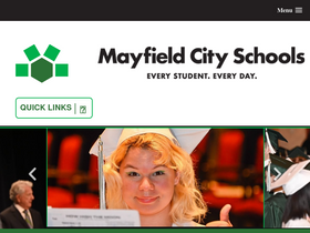 'mayfieldschools.org' screenshot