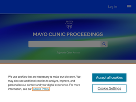 'mayoclinicproceedings.org' screenshot