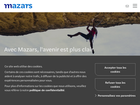 'mazars.fr' screenshot