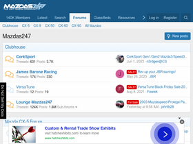 'mazdas247.com' screenshot