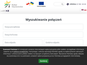 'mazowieckie.com.pl' screenshot