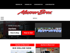 'mbauction.com' screenshot