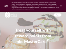 'mbcbank.com' screenshot