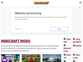 'mc-mod.net' screenshot