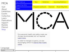 'mcachicago.org' screenshot