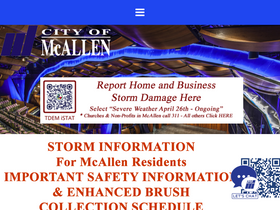 'mcallen.net' screenshot