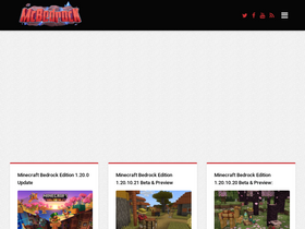 'mcbedrock.com' screenshot