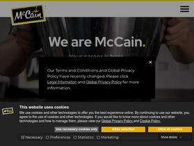 'mccain.com' screenshot