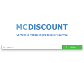 'mcdiscount.it' screenshot