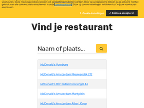 'mcdonaldsrestaurant.nl' screenshot