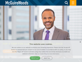 'mcguirewoods.com' screenshot