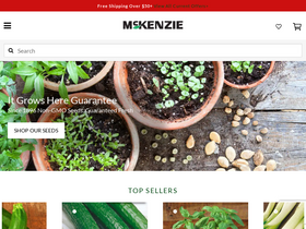 'mckenzieseeds.com' screenshot