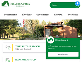 'mcleancountyil.gov' screenshot
