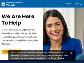 'mcleanhospital.org' screenshot
