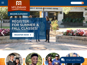'mclennan.edu' screenshot