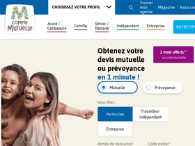 'mcommemutuelle.com' screenshot