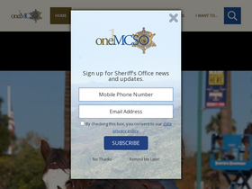 'mcso.org' screenshot