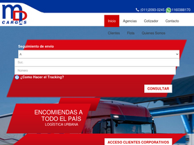 'mdcargas.com' screenshot