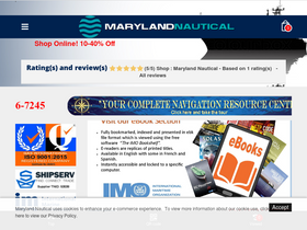 'mdnautical.com' screenshot