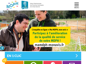 'mdph31.fr' screenshot