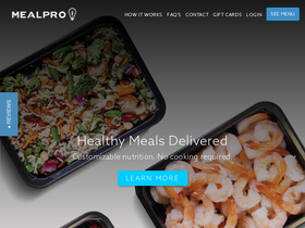 'mealpro.net' screenshot