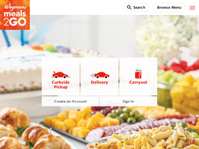 'meals2go.com' screenshot