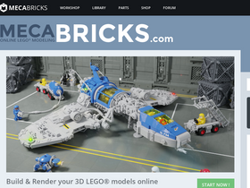 'mecabricks.com' screenshot