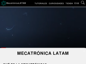 'mecatronicalatam.com' screenshot